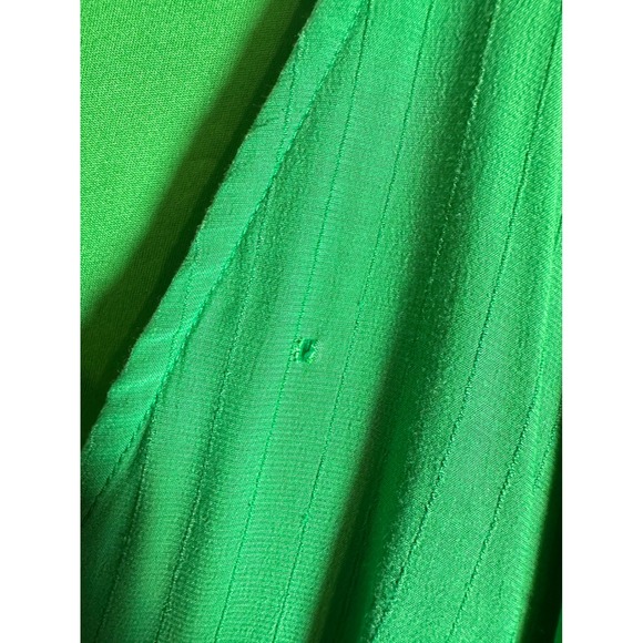 Entro Green Maxi Dress Womens‎ L Flowy Tiered V Neck Dolman Sleeve Boho - Picture 2 of 4